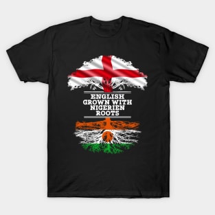 English Grown With Nigerien Roots - Gift for Nigerien With Roots From Niger T-Shirt